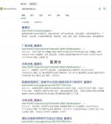 捷报！富满仓网共被必应搜索收录26页面